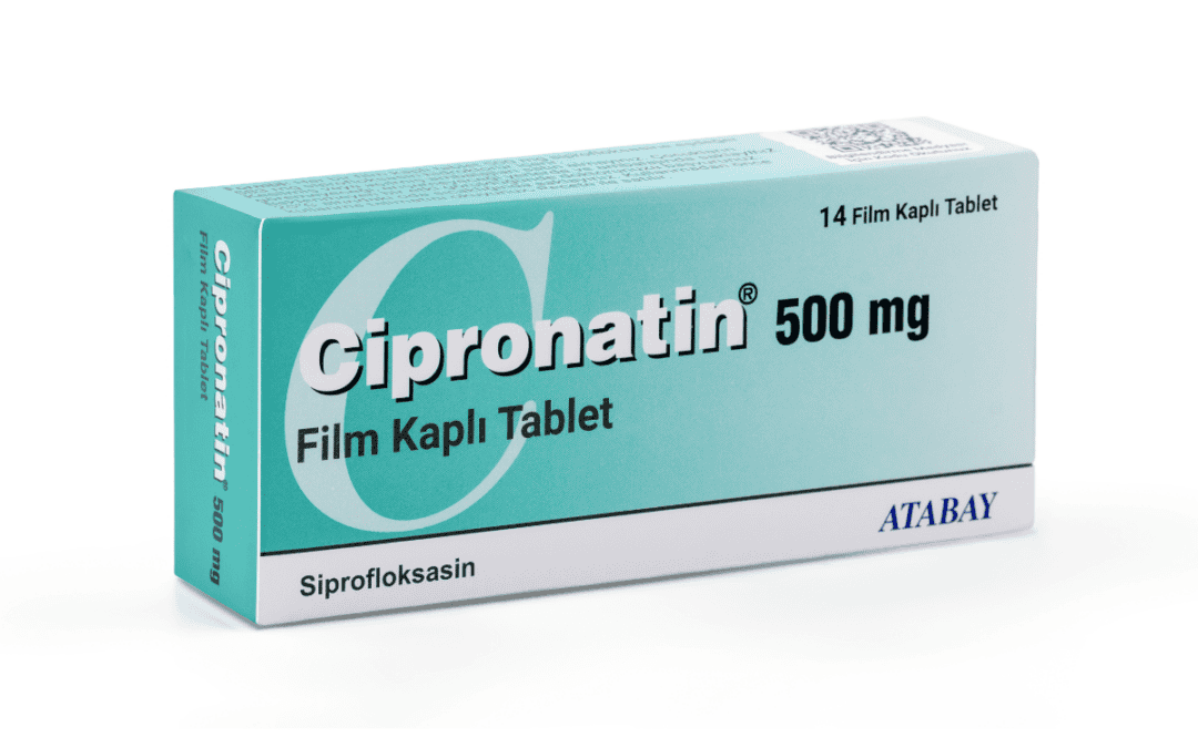 CİPRONATİN 500 mg Film Kaplı Tablet