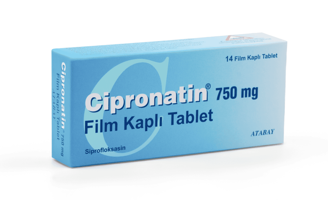 CİPRONATİN 750 mg Film Kaplı Tablet