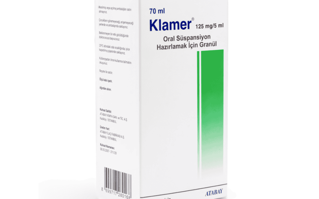 KLAMER 125 mg/5 mL Oral Süspansiyon Hazırlamak İçin Granül