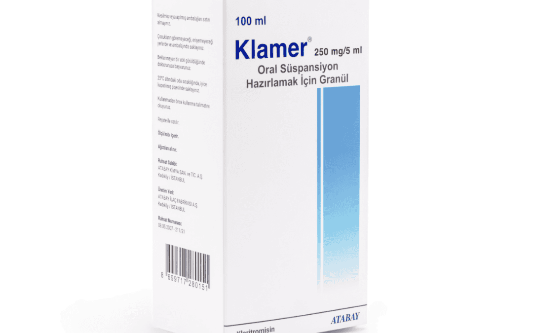 KLAMER 250 mg/5 mL Oral Süspansiyon Hazırlamak İçin Granül