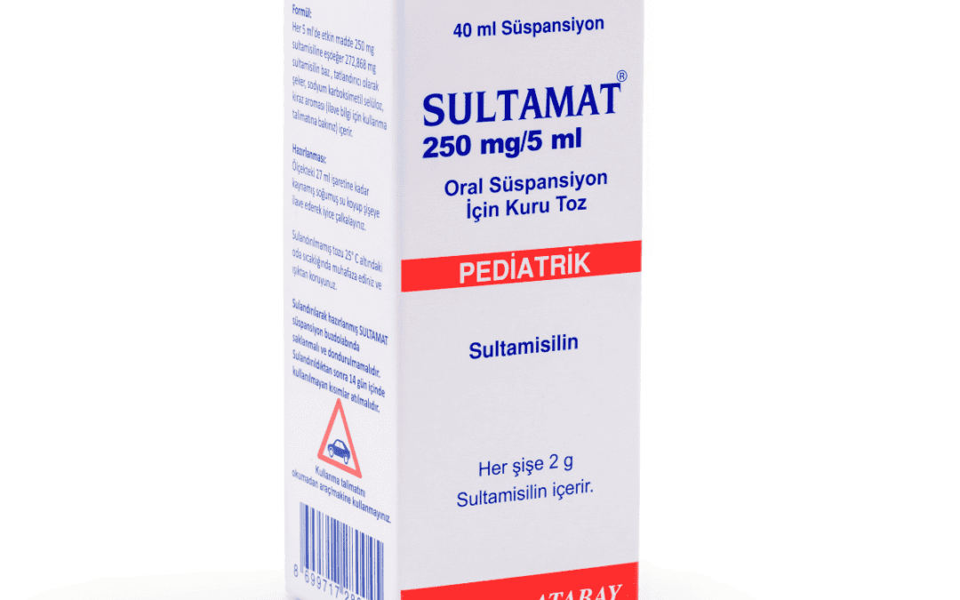 SULTAMAT 250 mg/5 mL Oral Süspansiyon İçin Kuru Toz